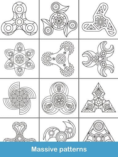 Fidget Spinner Coloring Books
