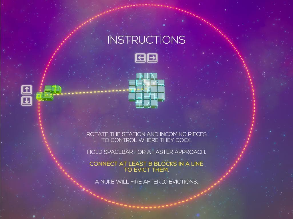 Zero-G Nuclear Space T3TRIS screenshot 6
