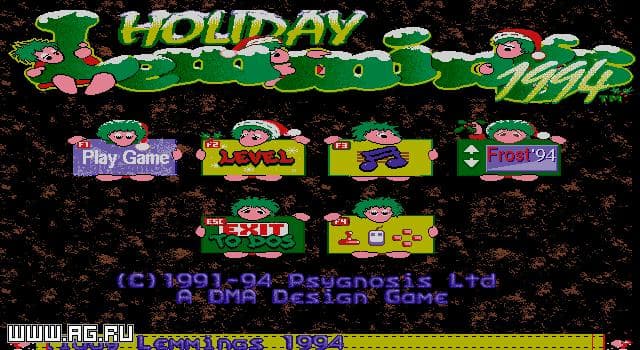 Holiday Lemmings 1994 screenshot 6