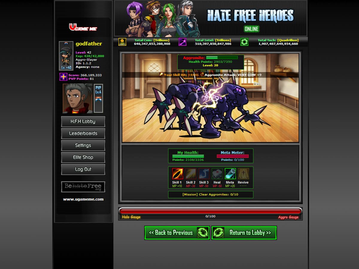 Hate Free Heroes Online screenshot 2