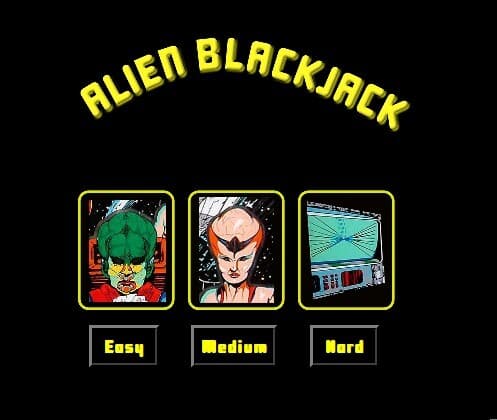 Alien Blackjack screenshot 2
