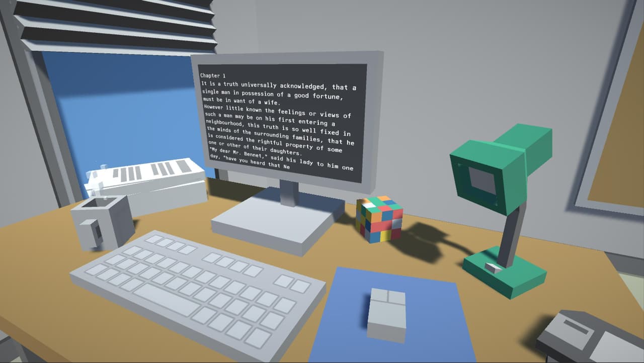 Novel Writing Simulator