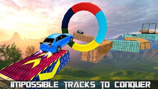 Extreme Impossible Tracks Stunt Car Racing screenshot 2