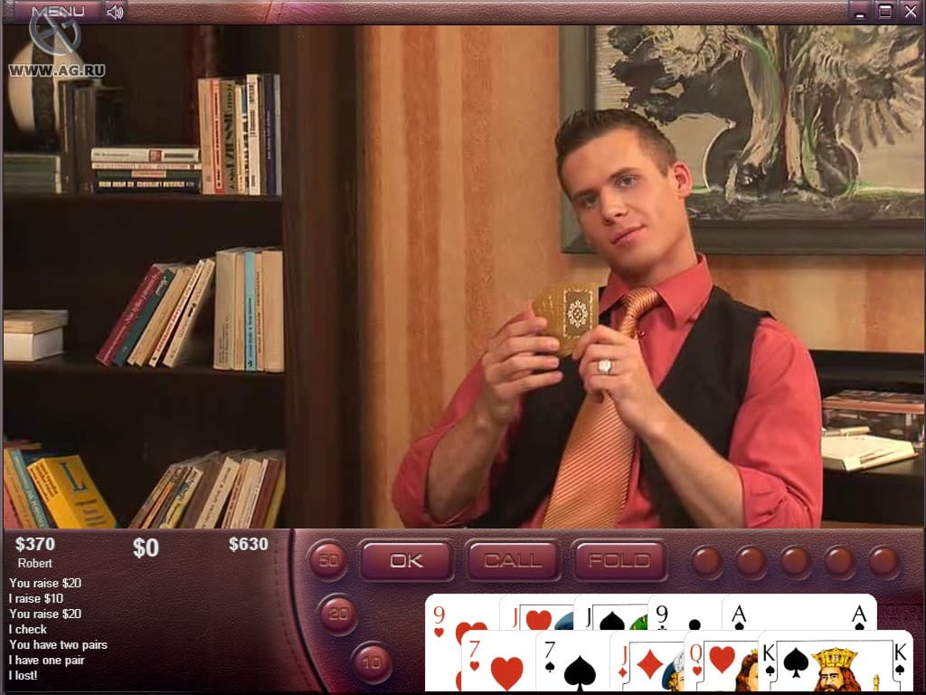 Video Strip Poker Boys screenshot 2