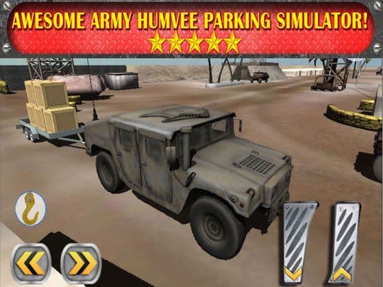 Army Humvee 3D Parking Simulator - Realistic Car Driving Test screenshot 2