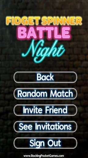 Fidget Spinner Battle Night screenshot 5