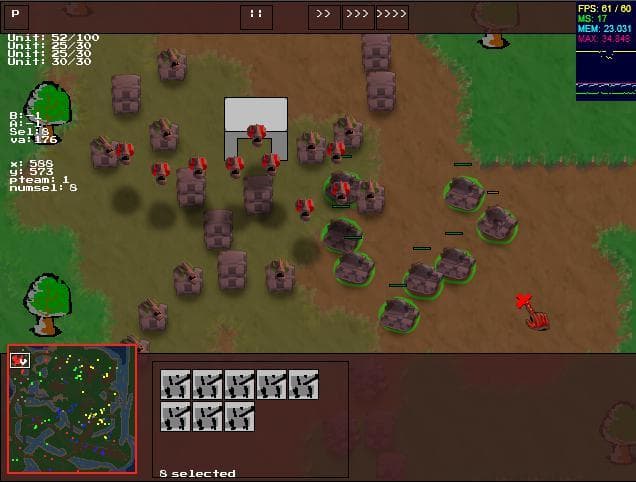 Tanks (demo) screenshot 2