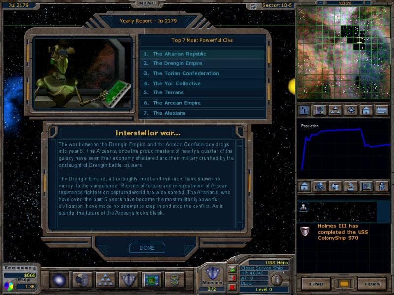 Galactic Civilizations (2003) screenshot 6