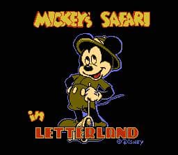 Mickeys Safari in Letterland screenshot 2
