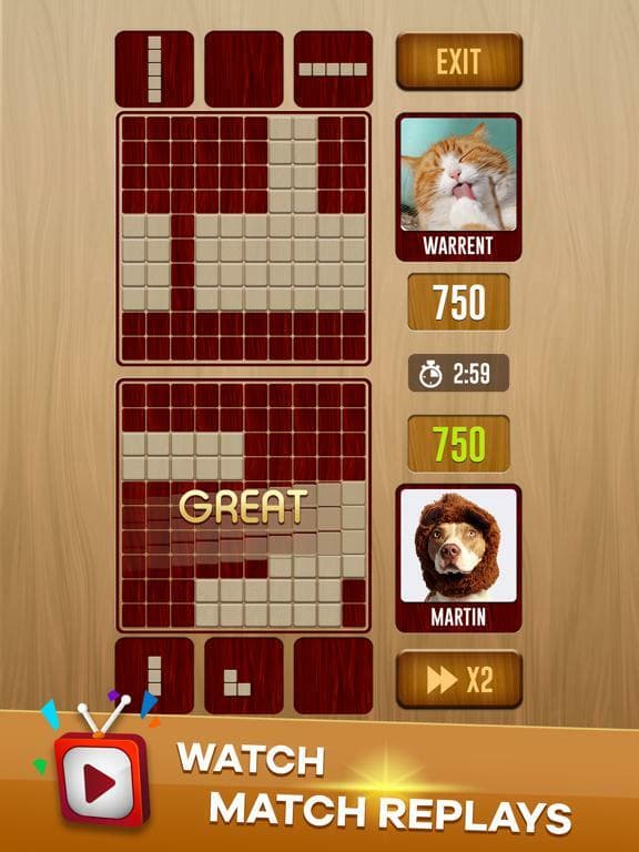 Woody Battle Block Puzzle Dual screenshot 5