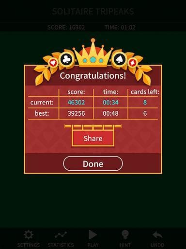 TriPeaks Solitaire Pro screenshot 5
