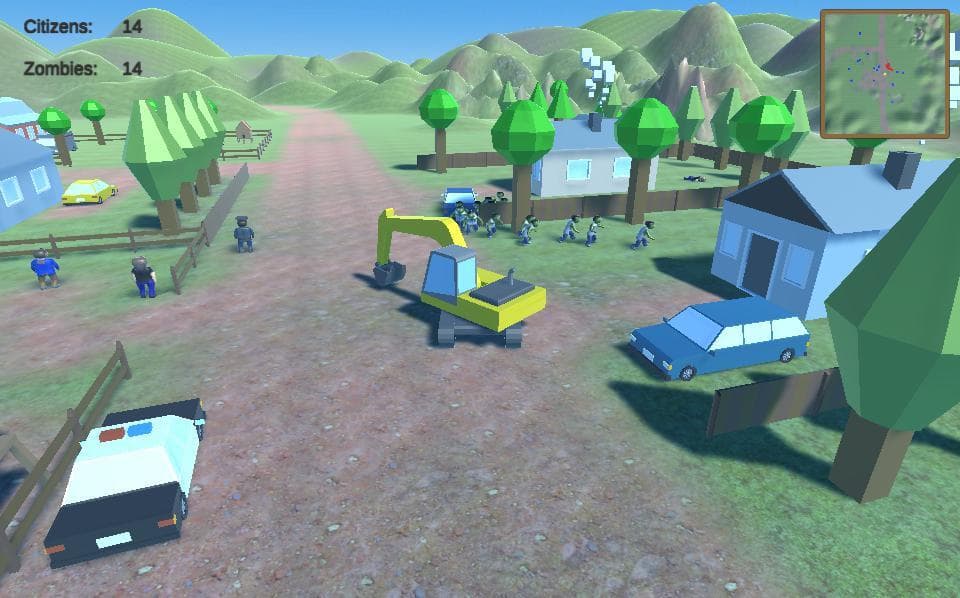 Digger vs Zombies screenshot 2