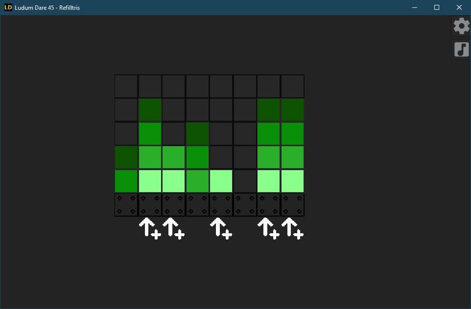 Refilltris - Ludum Dare 45 - Start With Nothing screenshot 2