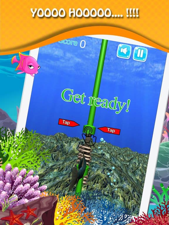 Splashy Fish - Underwater flappy gold fish game screenshot 2