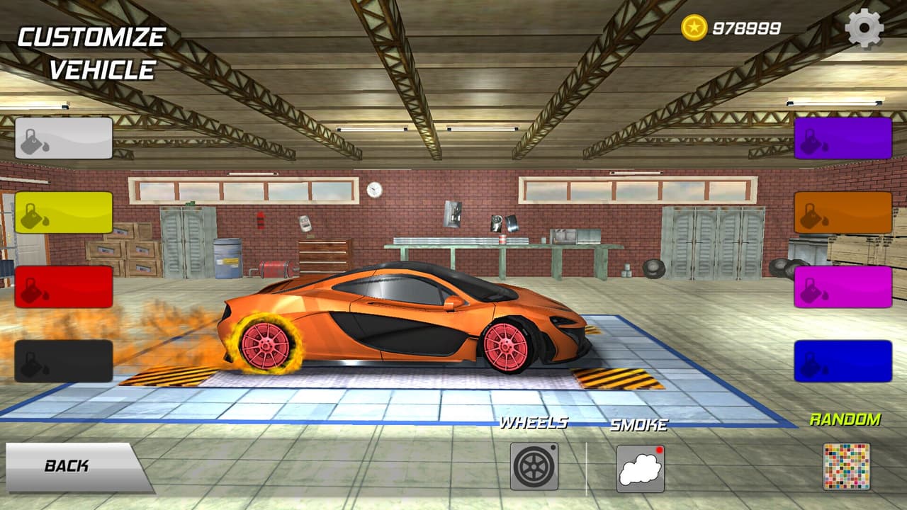 Drift racing car screenshot 5