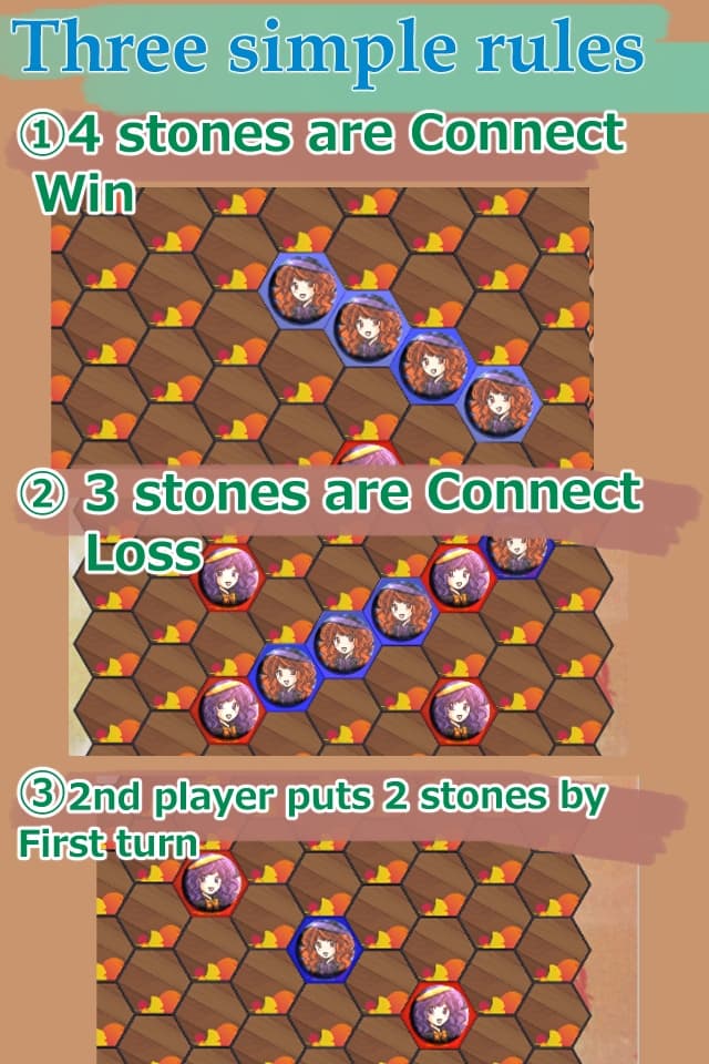 Hexagonal 4-in-a-low Multiplay screenshot 3