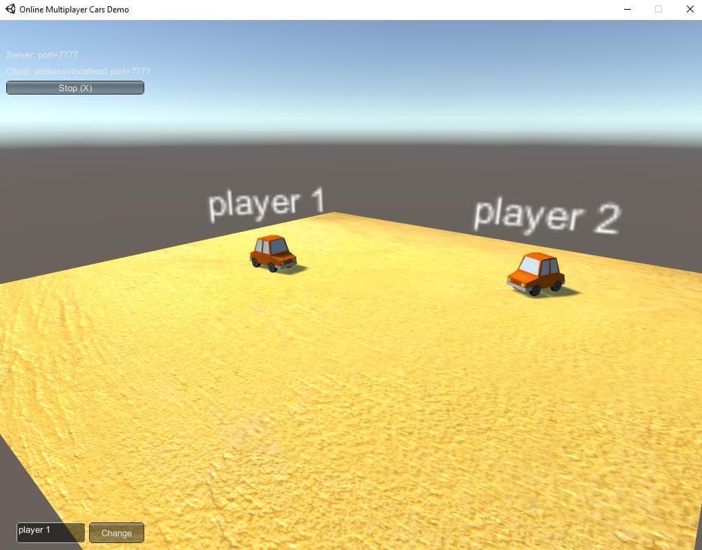 Online Cars Multiplayer Demo