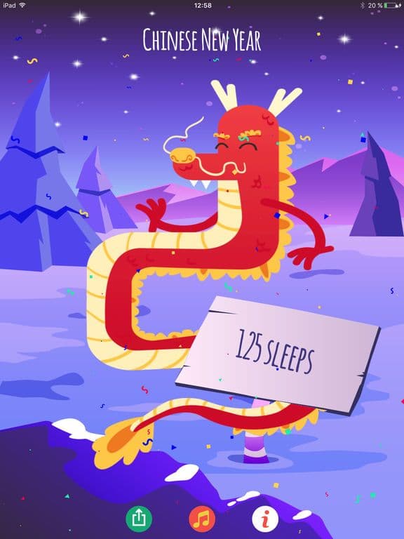 Sleeps to Xmas Santa Countdown