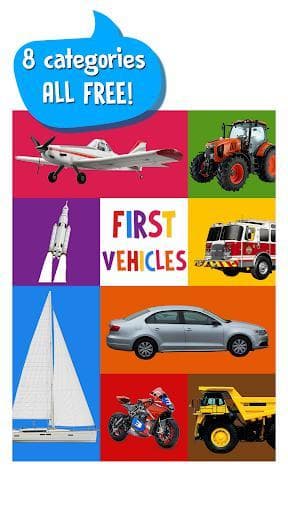 First Words for Baby: Vehicles screenshot 2