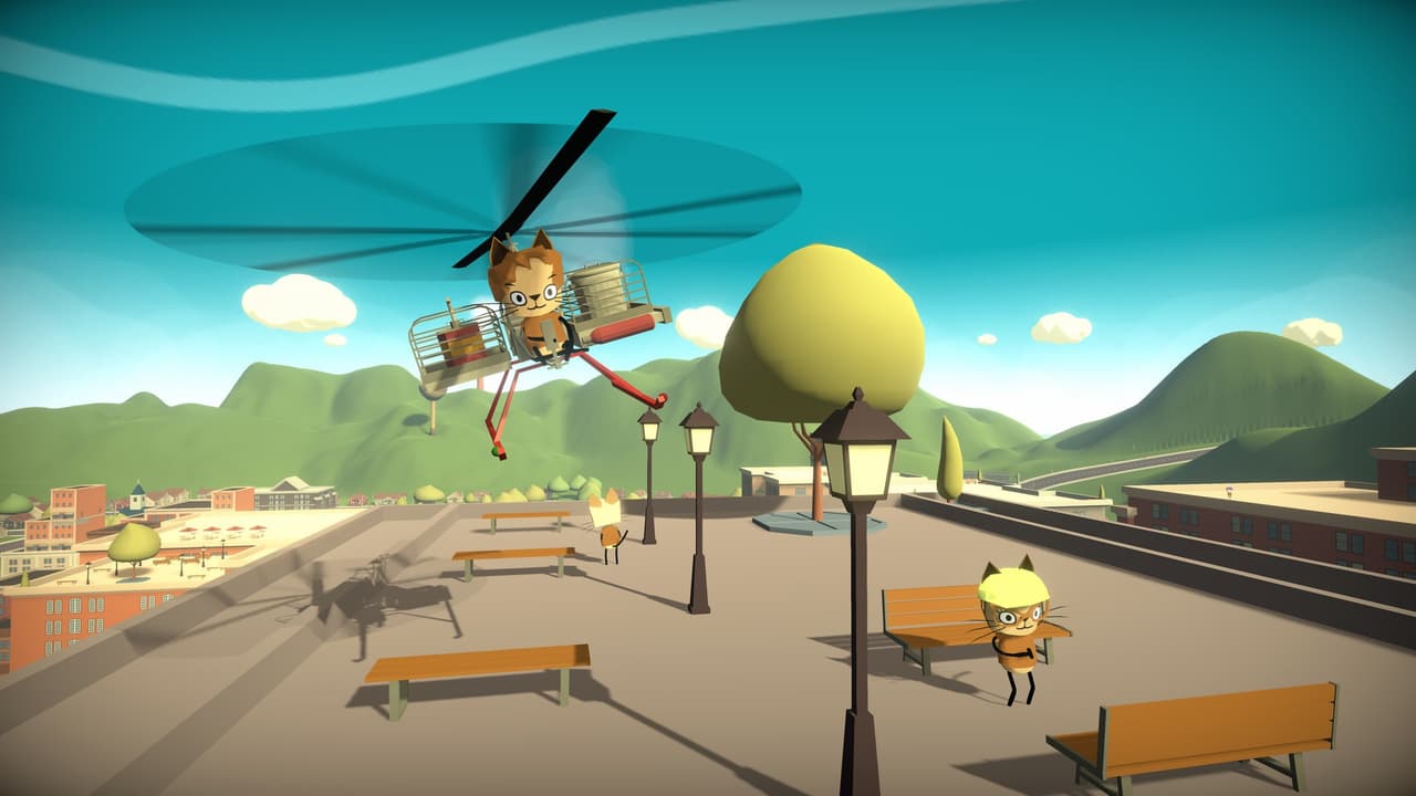 Cats Fly Helicopters