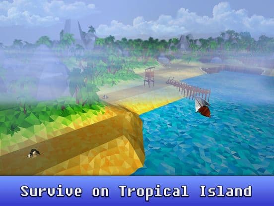 Craft Tropical Island Survival 3D screenshot 2