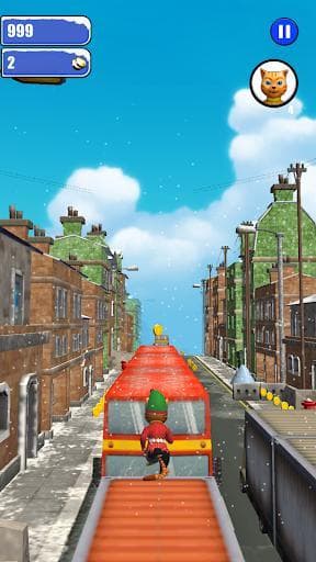 Leo Cat Ice Run - Frozen City screenshot 4