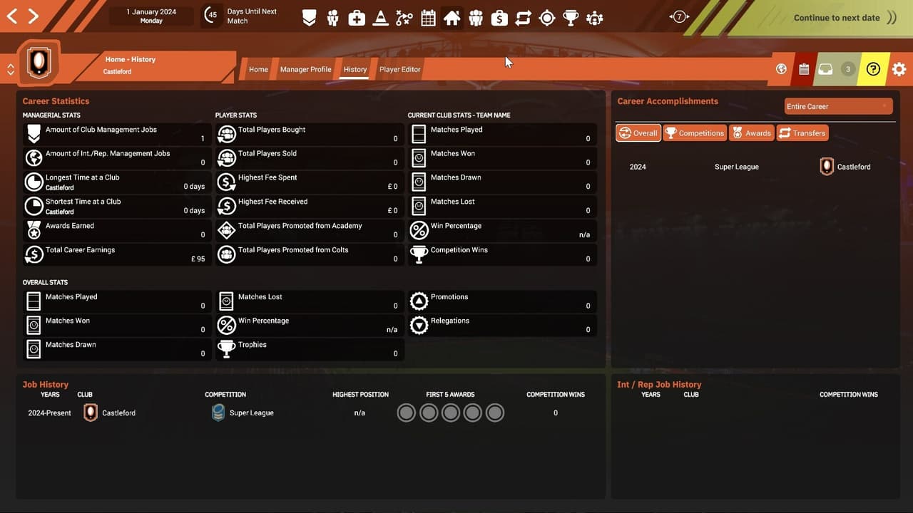 Rugby League Team Manager 4 screenshot 2