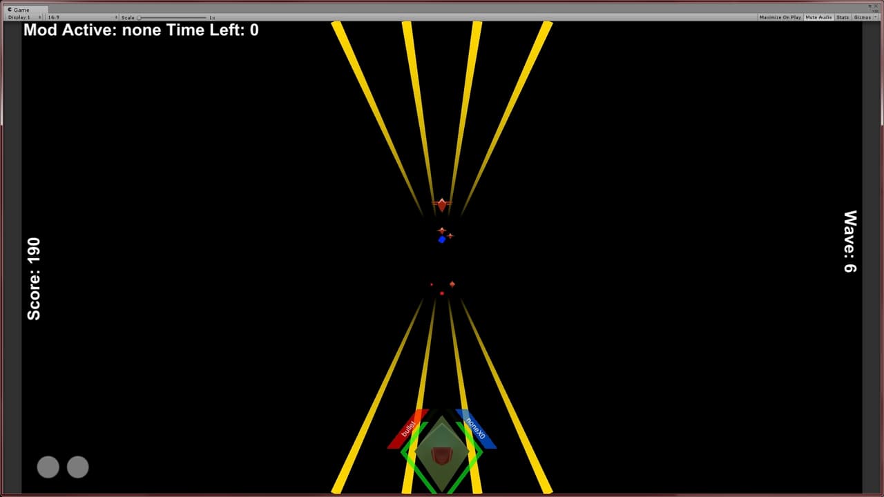 Bullet Hell Lane Shooter