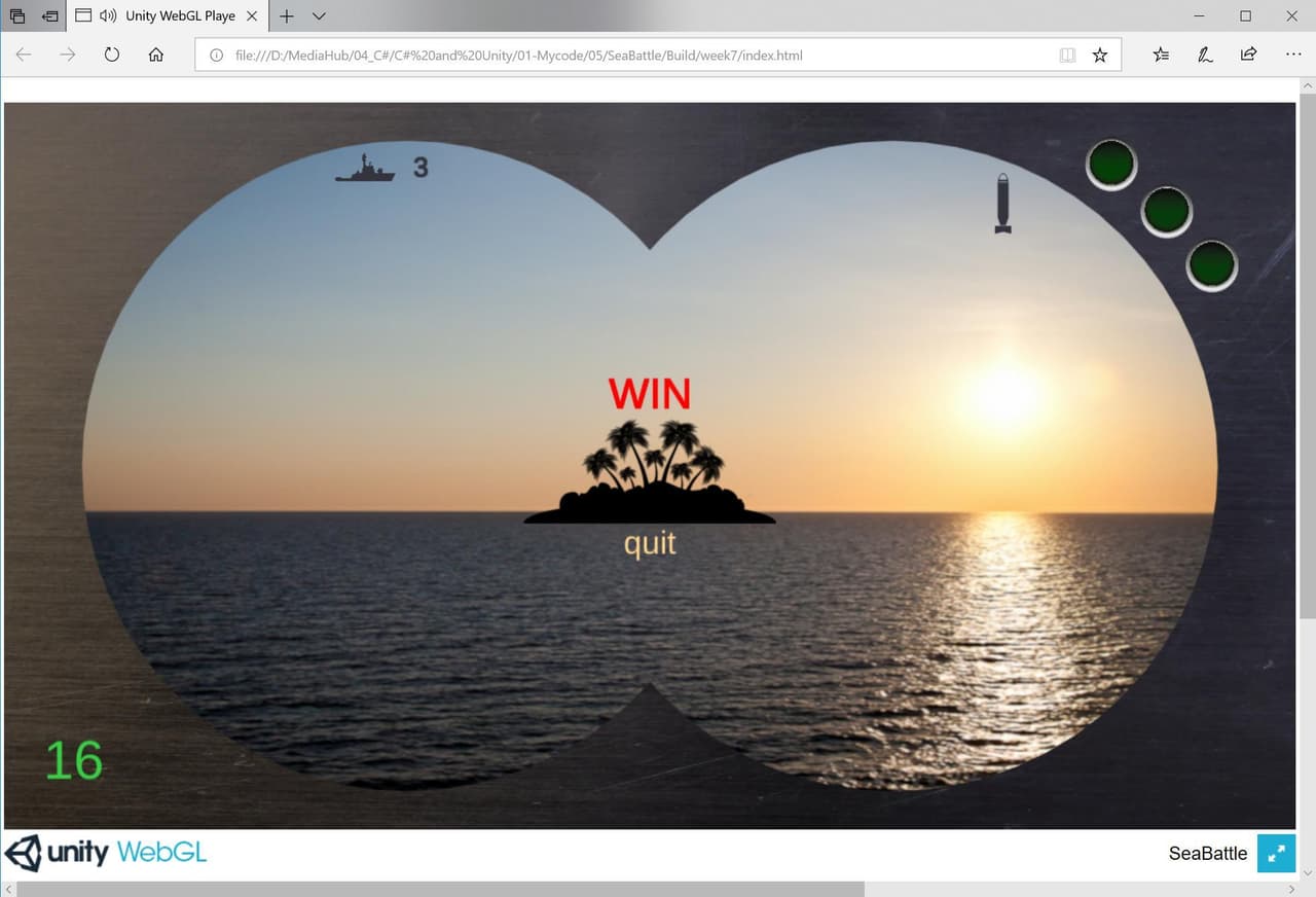Sea Battle (itch) (a_tasja) screenshot 3