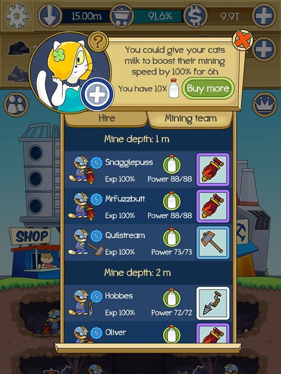 Dig it! cat mine