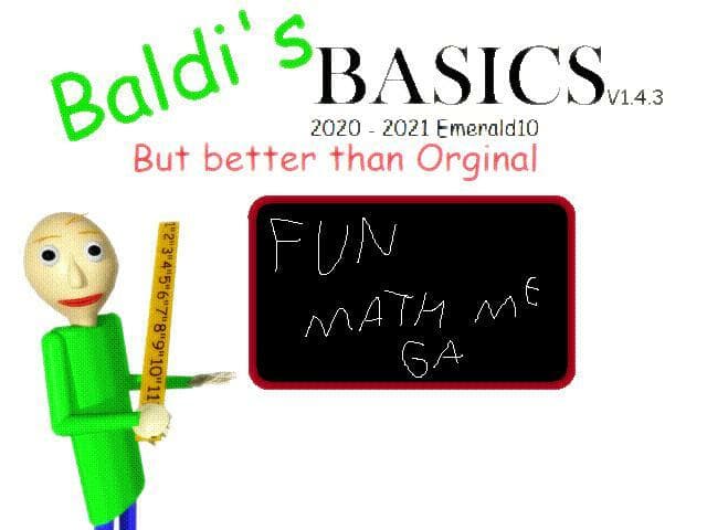 Baldis Basics But better than Orginal V1 screenshot 2