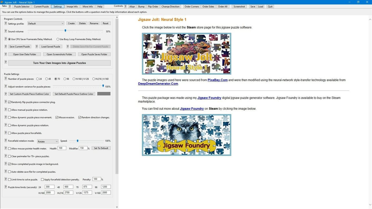 Jigsaw Jolt: Neural Style 1 screenshot 2