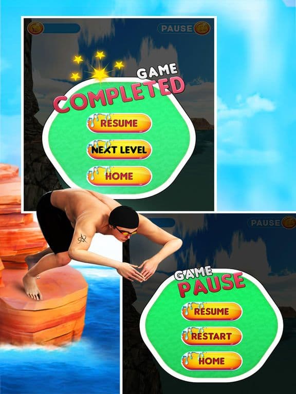 Physics Flip Diving Stunt 3D screenshot 2