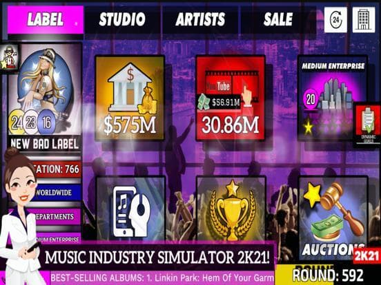 MusicLabeLManagerExtra 2K21 screenshot 2