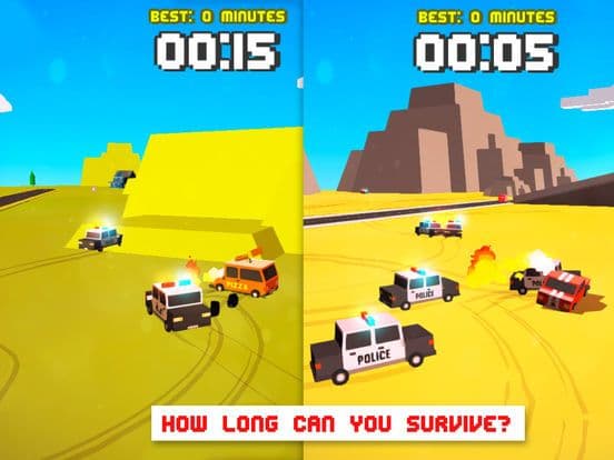 Drifty Dash Pro - Smashy Wanted Crossy Road Rage - with Multiplayer screenshot 3
