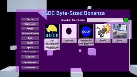 VGDC Byte-Sized Bonanza screenshot 2