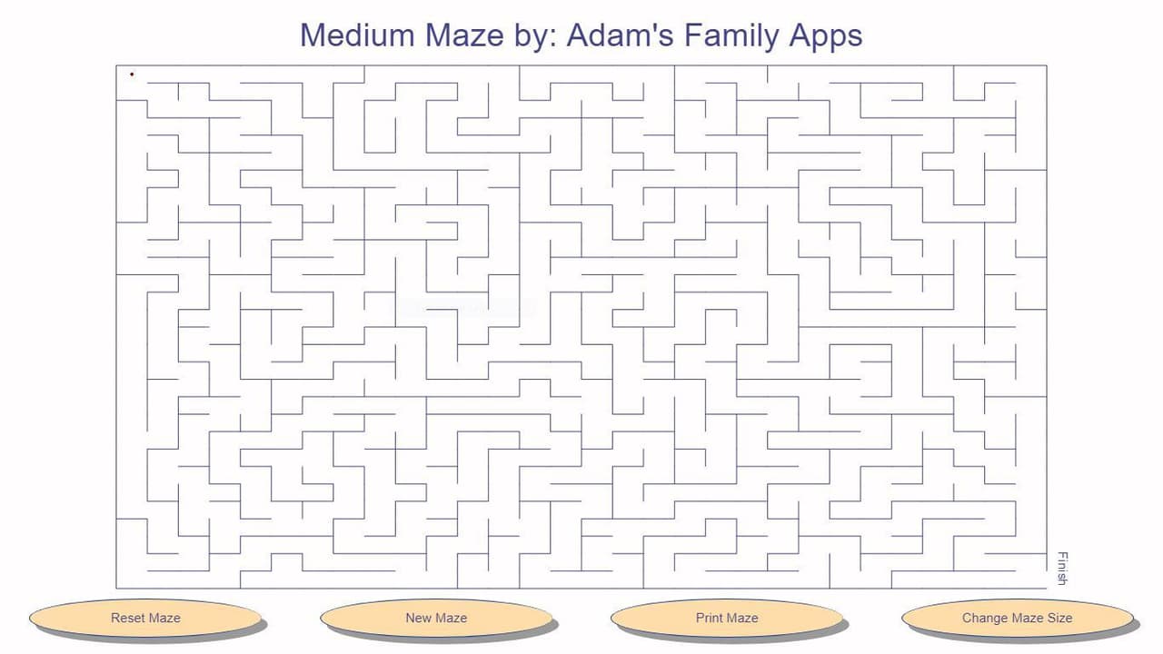 Maze (itch) (Adams Family Apps) screenshot 4