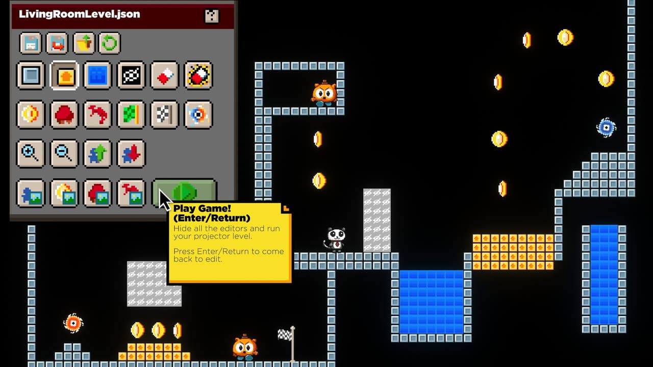 Pandamanders Projector Platformer screenshot 4