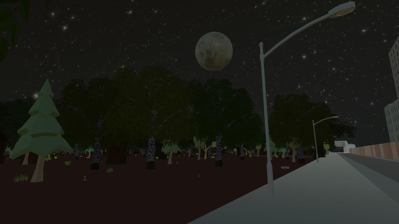 A road, crickets, buildings, and the crushing weight of unfathomable vastness screenshot 2