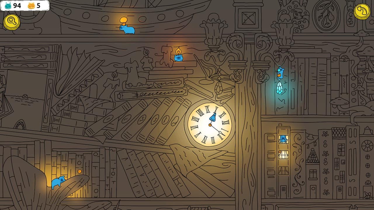 Hidden Capybaras with Orange in the Whimsical Library screenshot 4