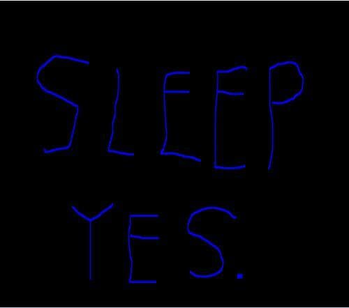 Just make him sleep
