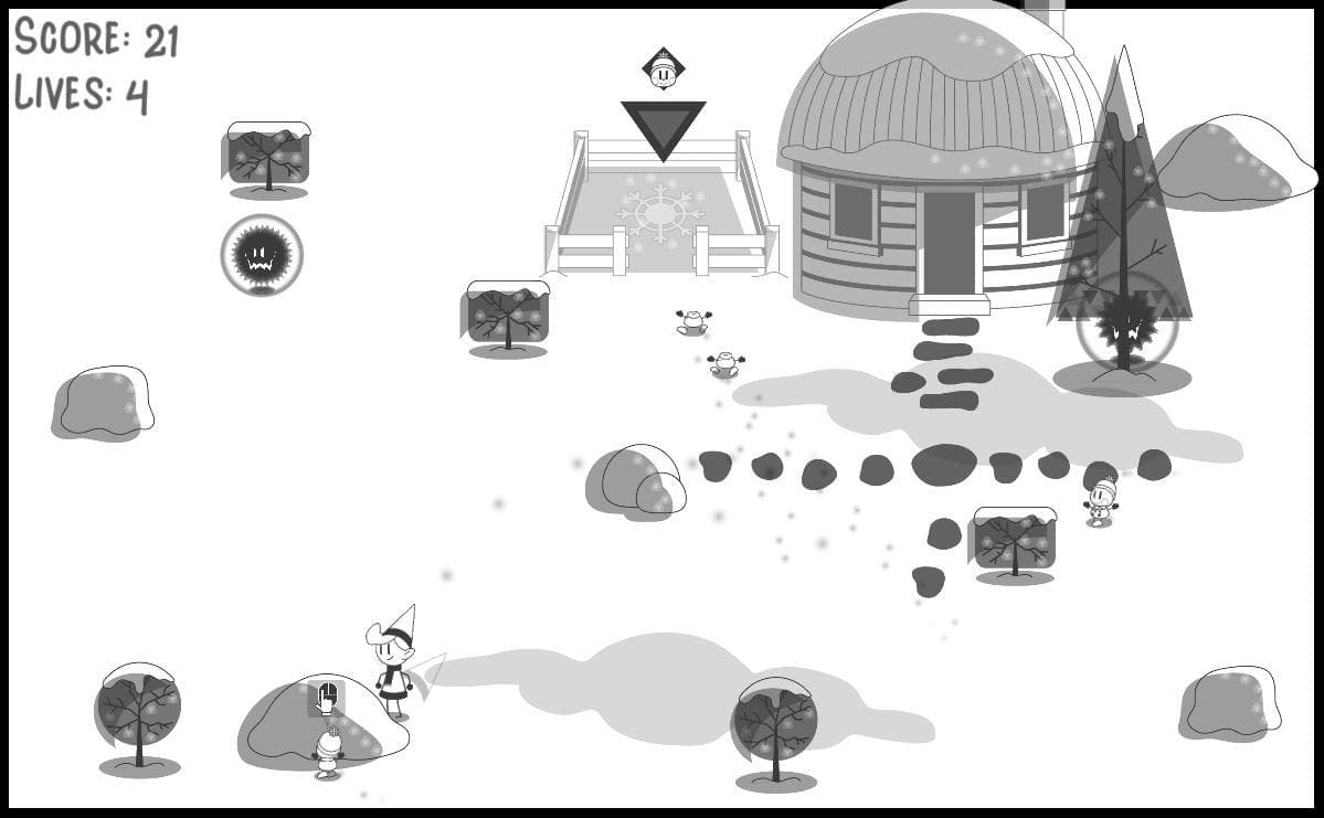 Save The Snowlings - B&W Jam screenshot 4