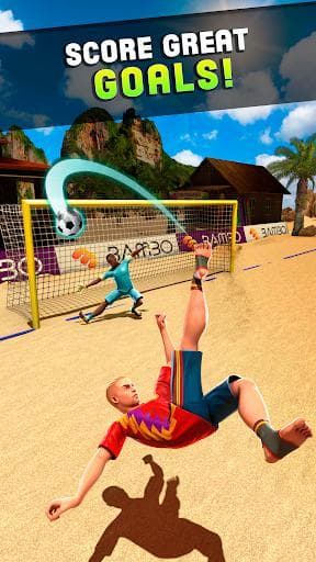 Shoot Goal - Beach Soccer Game screenshot 4