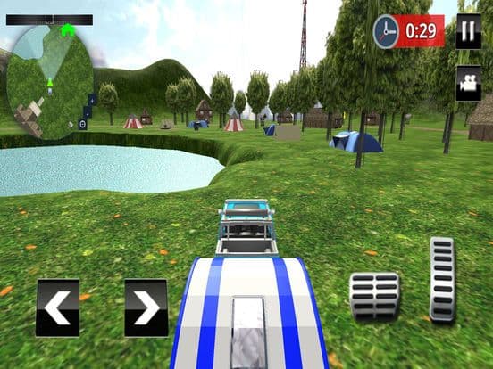Camper Van Truck Parking: RV Car Trailer Simulator screenshot 4
