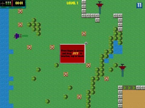 Air Combat Jet Fighter Pilot - Pixel Top Shooter Classic Free screenshot 3