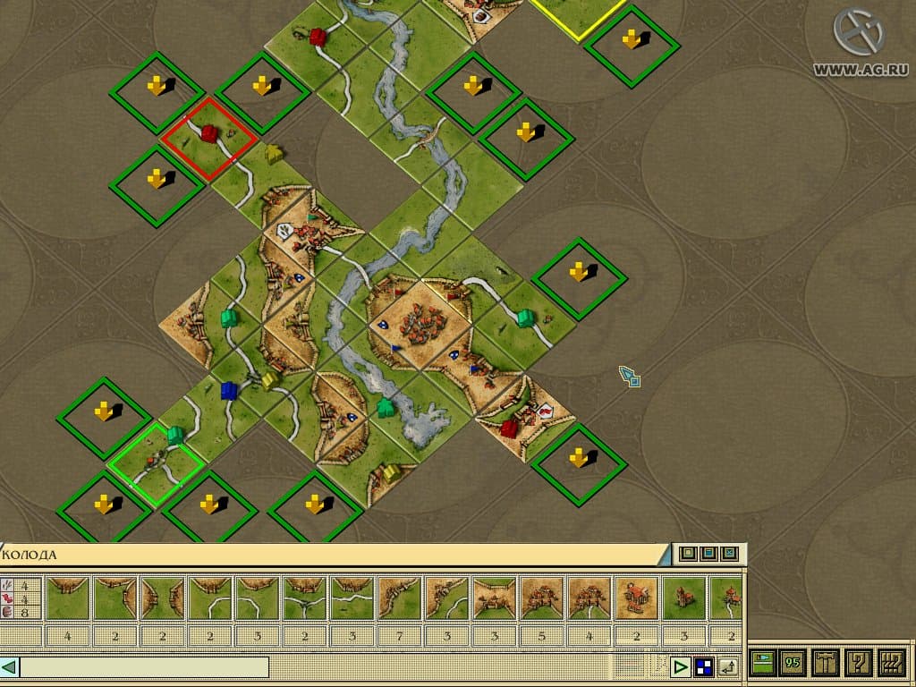 Carcassonne: Koenig und Raubritter screenshot 3