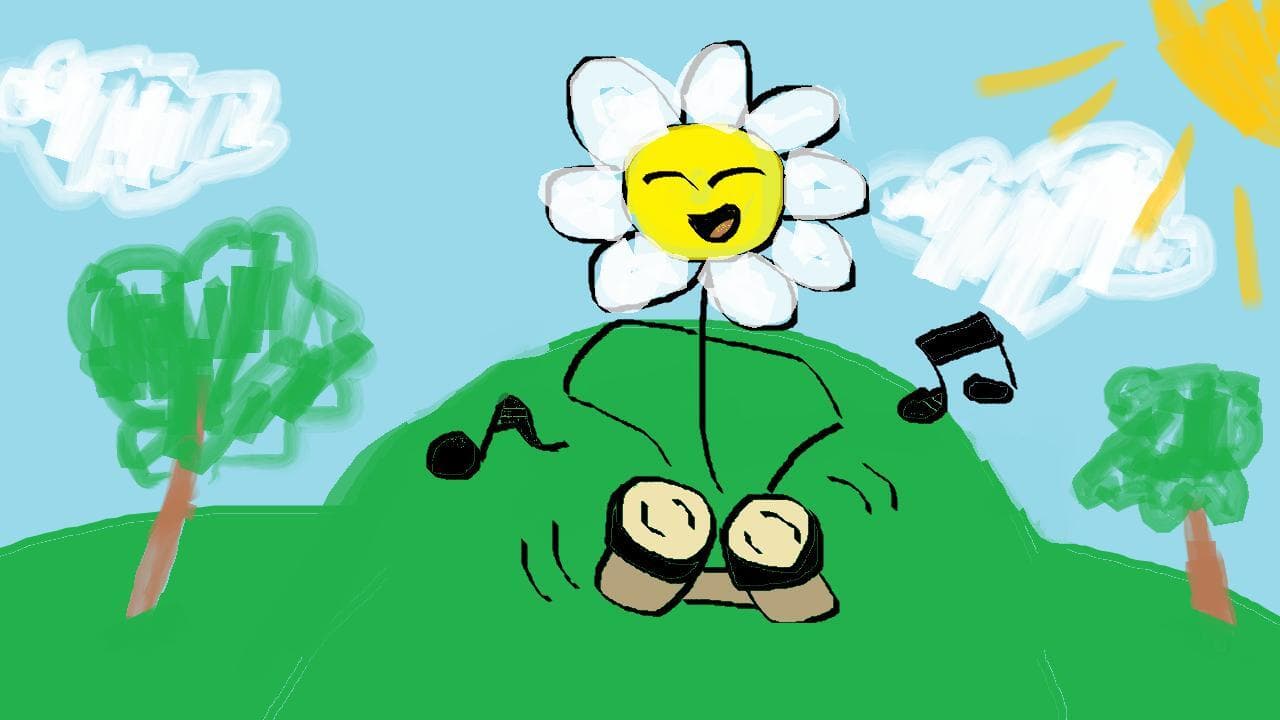 a daisy playing bongos screenshot 2