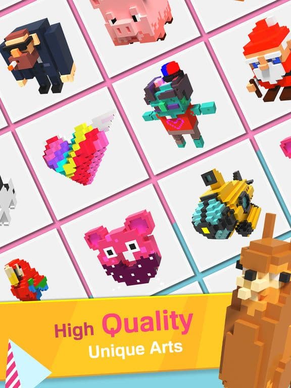 Voxel Doodle - Color By Number screenshot 3