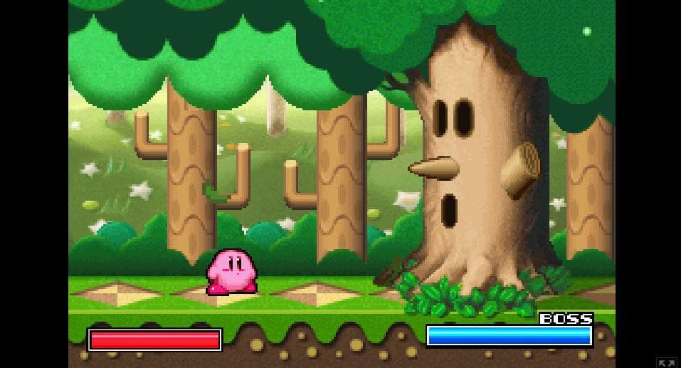 Kirby Whispy Woods Boss Fight screenshot 2