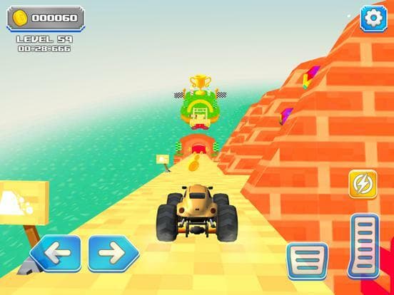 Craft Car Stunts 3D screenshot 2